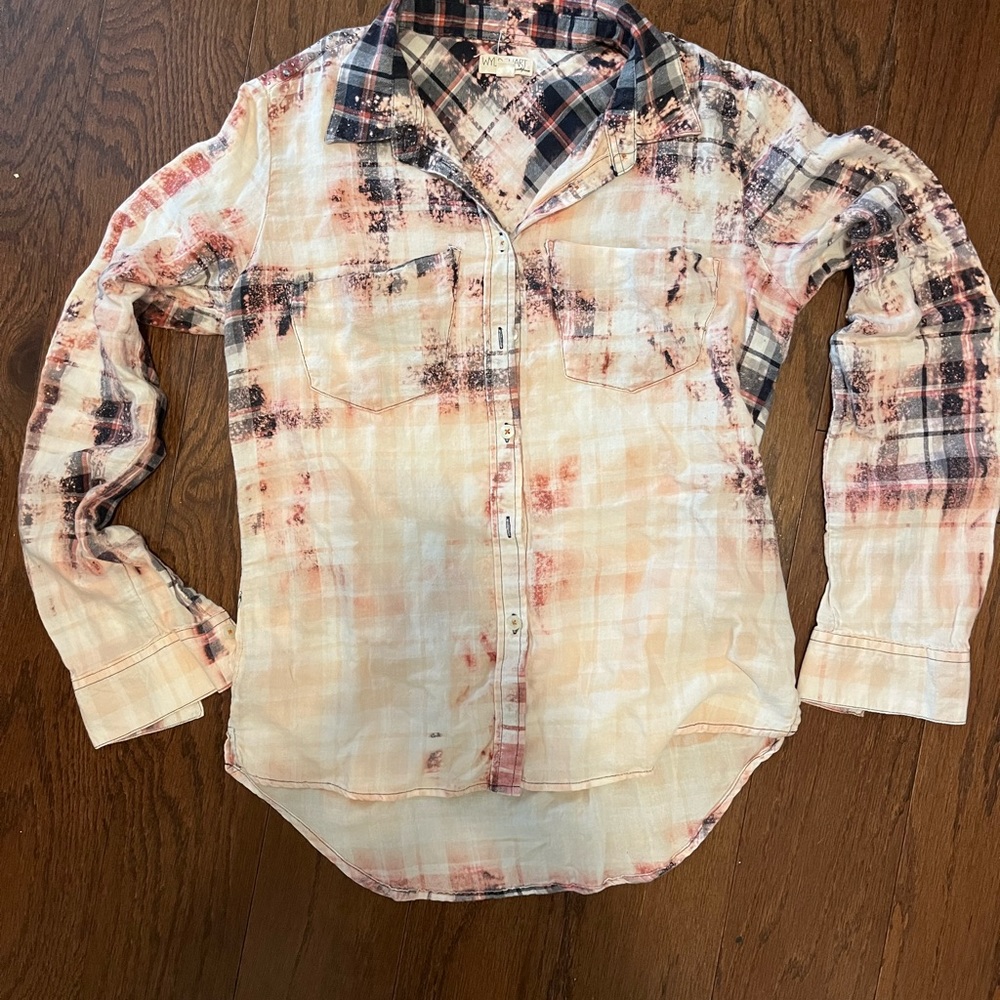 Hand-Bleached Flannel